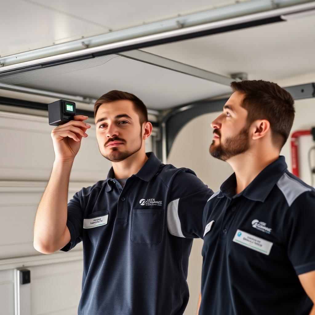 Emergency Spring Replacement garage door project in Humble, TX